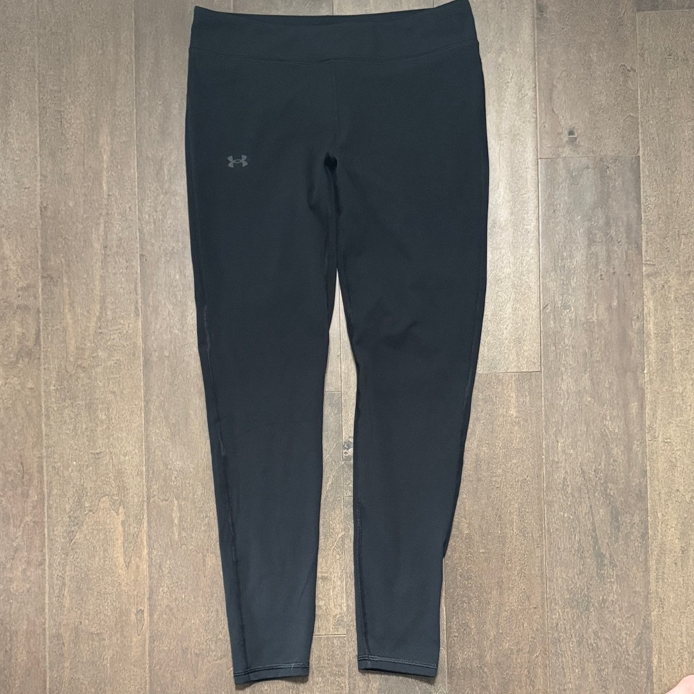 Under Armour Girls Motion Tapered Leg Black Active Leggings 3/$30